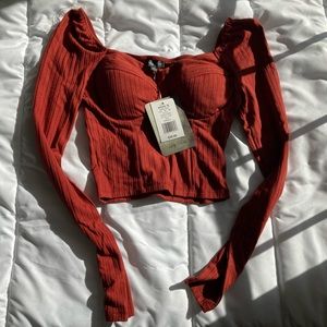 NWT Lily Rose Crop Top